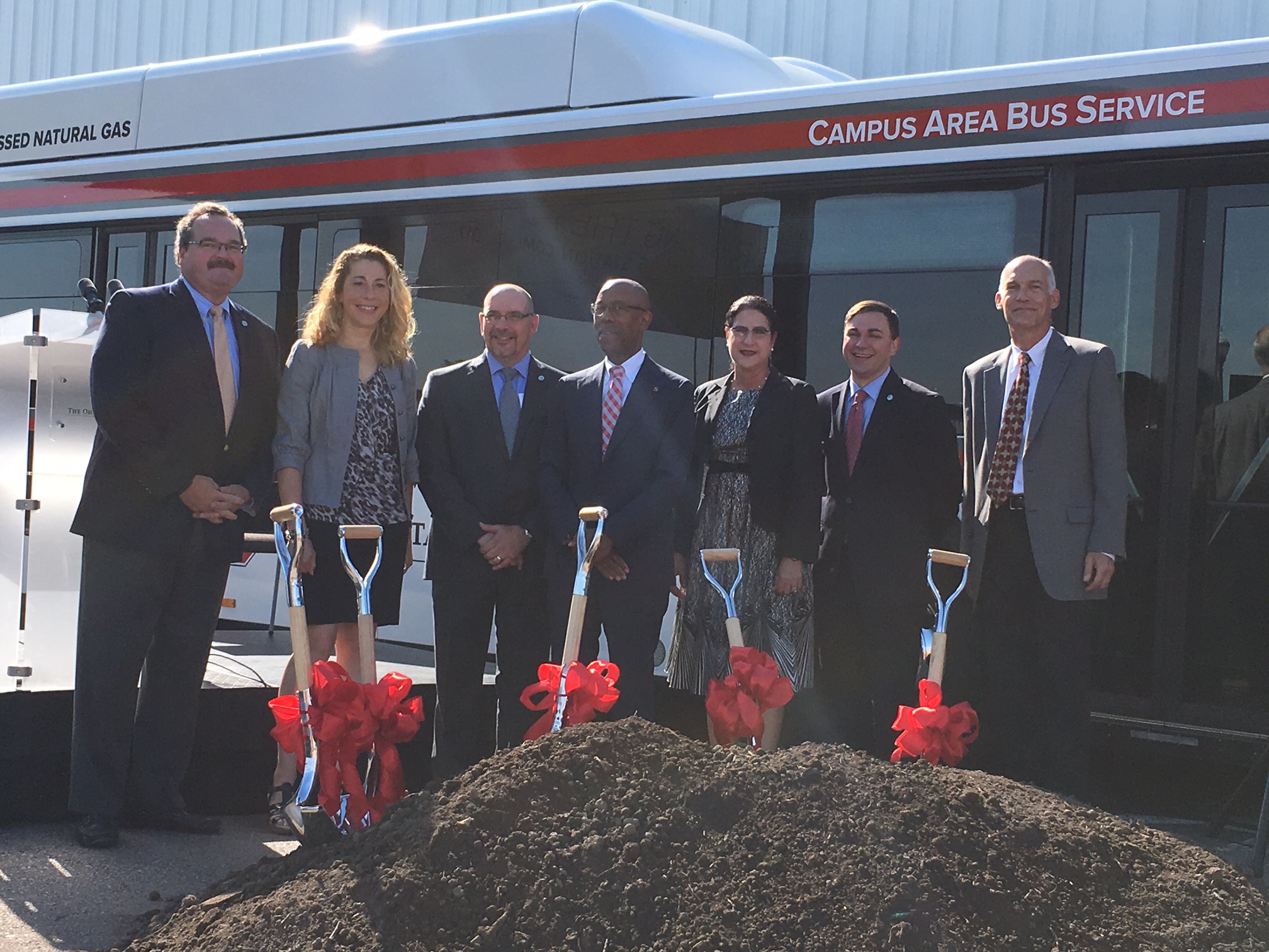 The Ohio State University breaks ground on CNG fueling station